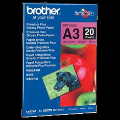 Brother Glossy Foto Inkjet Papir BP71GA3