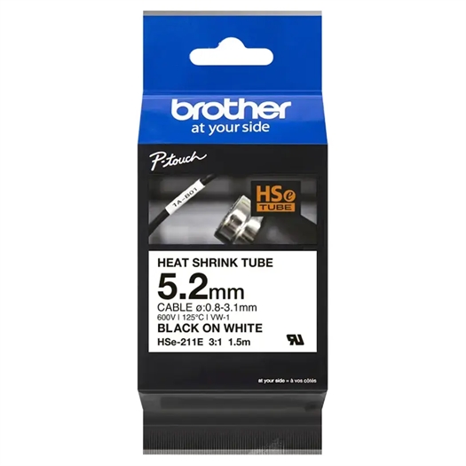 Brother HSe211E Teksttape HSE211E