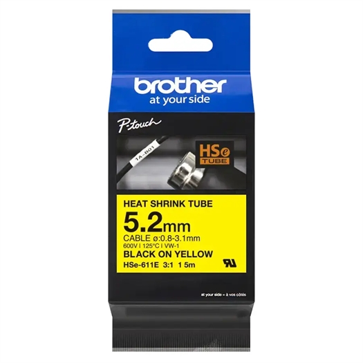 Brother HSe611e Teksttape HSE611E